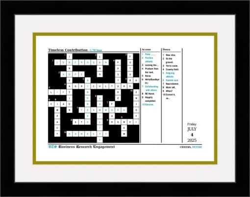 Frame your paper art