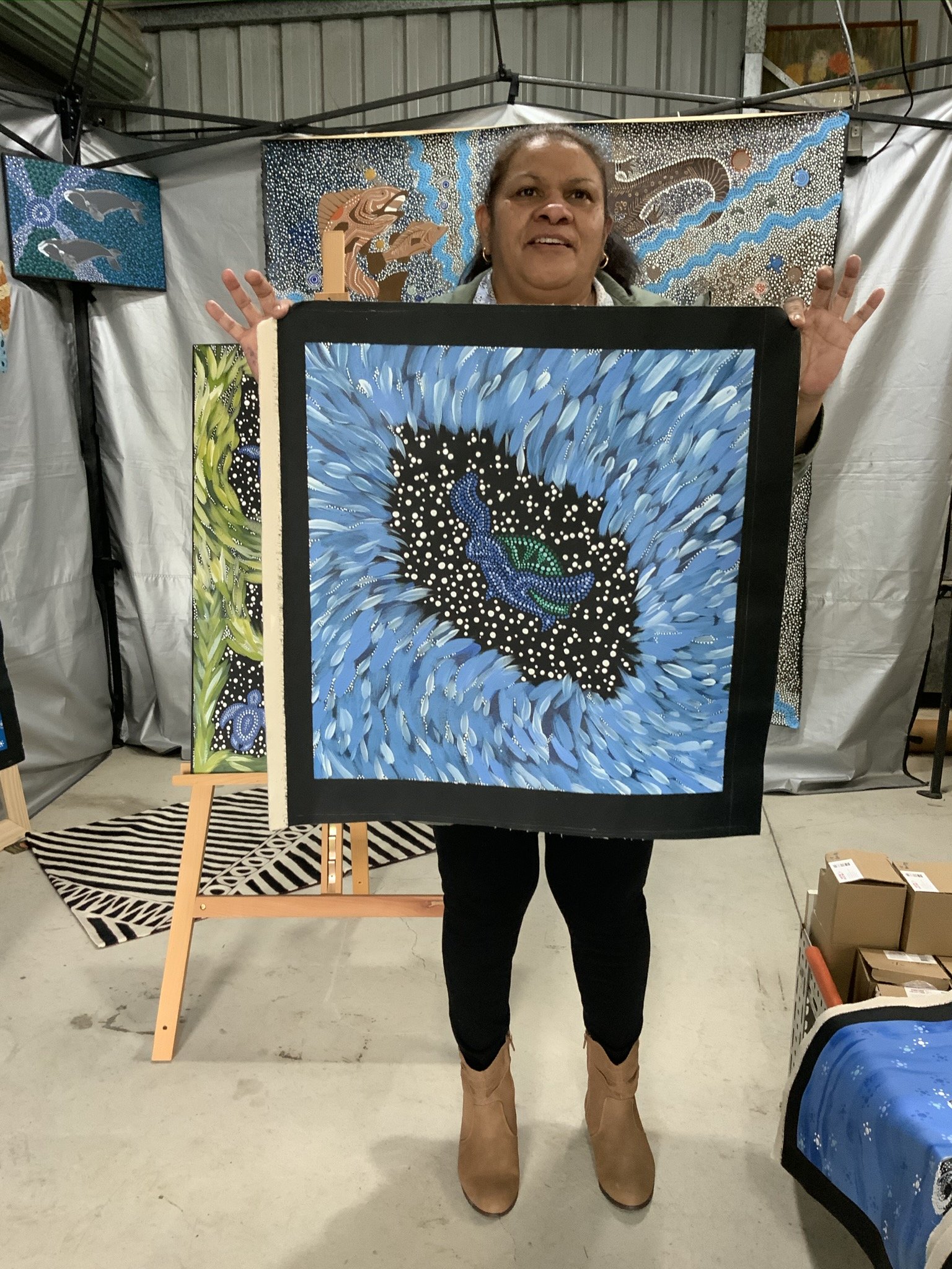 Deidre Roiser - Turtles - 53x51cm - Kew Store - Image 2