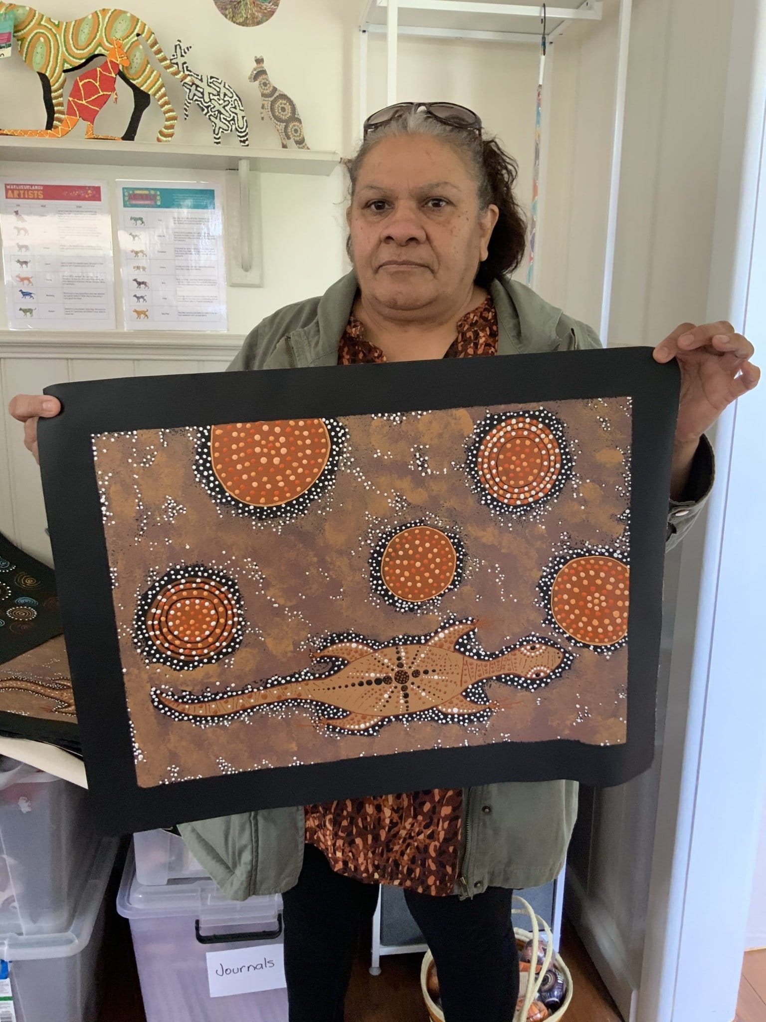 Deidre Roiser - Lizard - 51x36cm - Maroubra Shop - Image 2