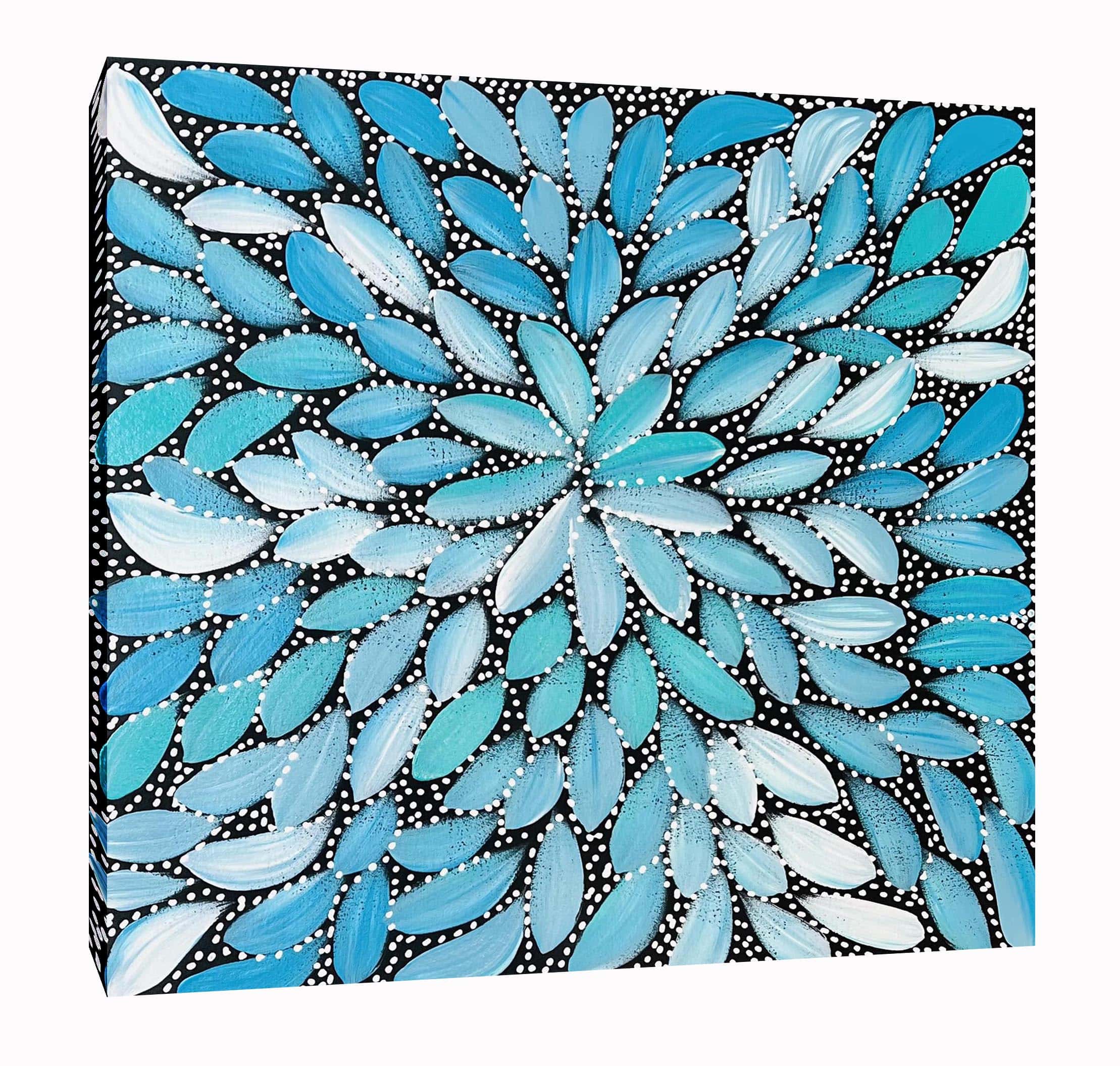 Louise Numina - Bush Medicine Leaves with Seeds - 59x59cm - Hampton Shop - Image 7