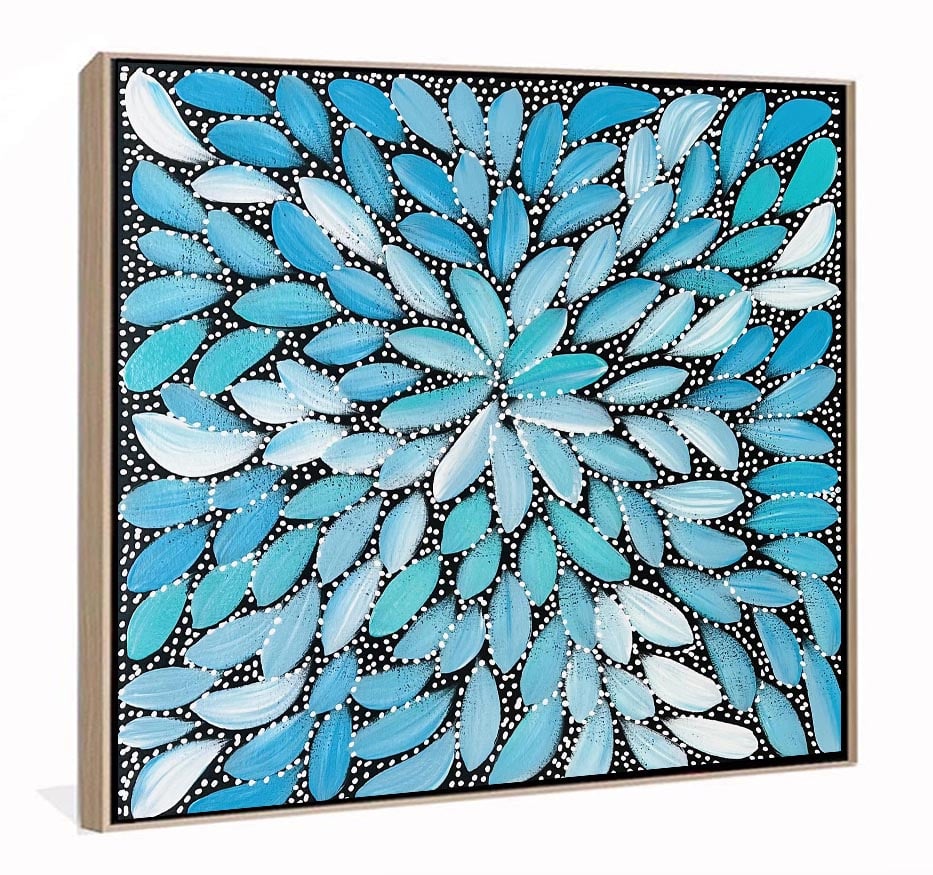 Louise Numina - Bush Medicine Leaves with Seeds - 59x59cm - Hampton Shop - Image 5