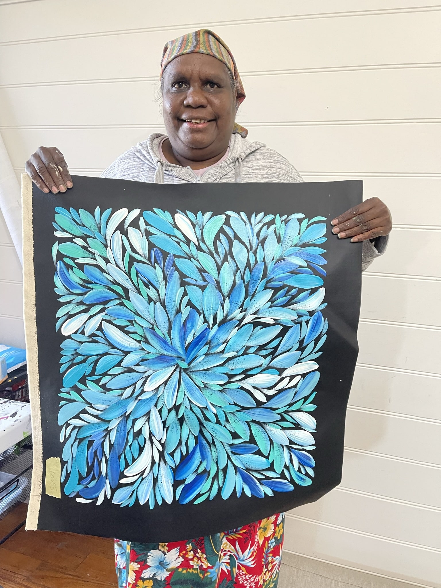 Louise Numina - Bush Medicine Leaves - 60x55cm - Hampton Shop - Image 2