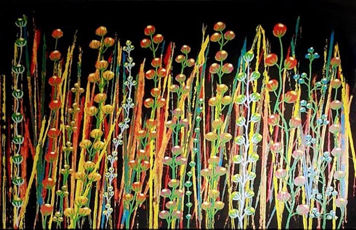 Reggie Sultan Spear Grass and Bush Fruit 92x65cm - Kew Shop - Image 6