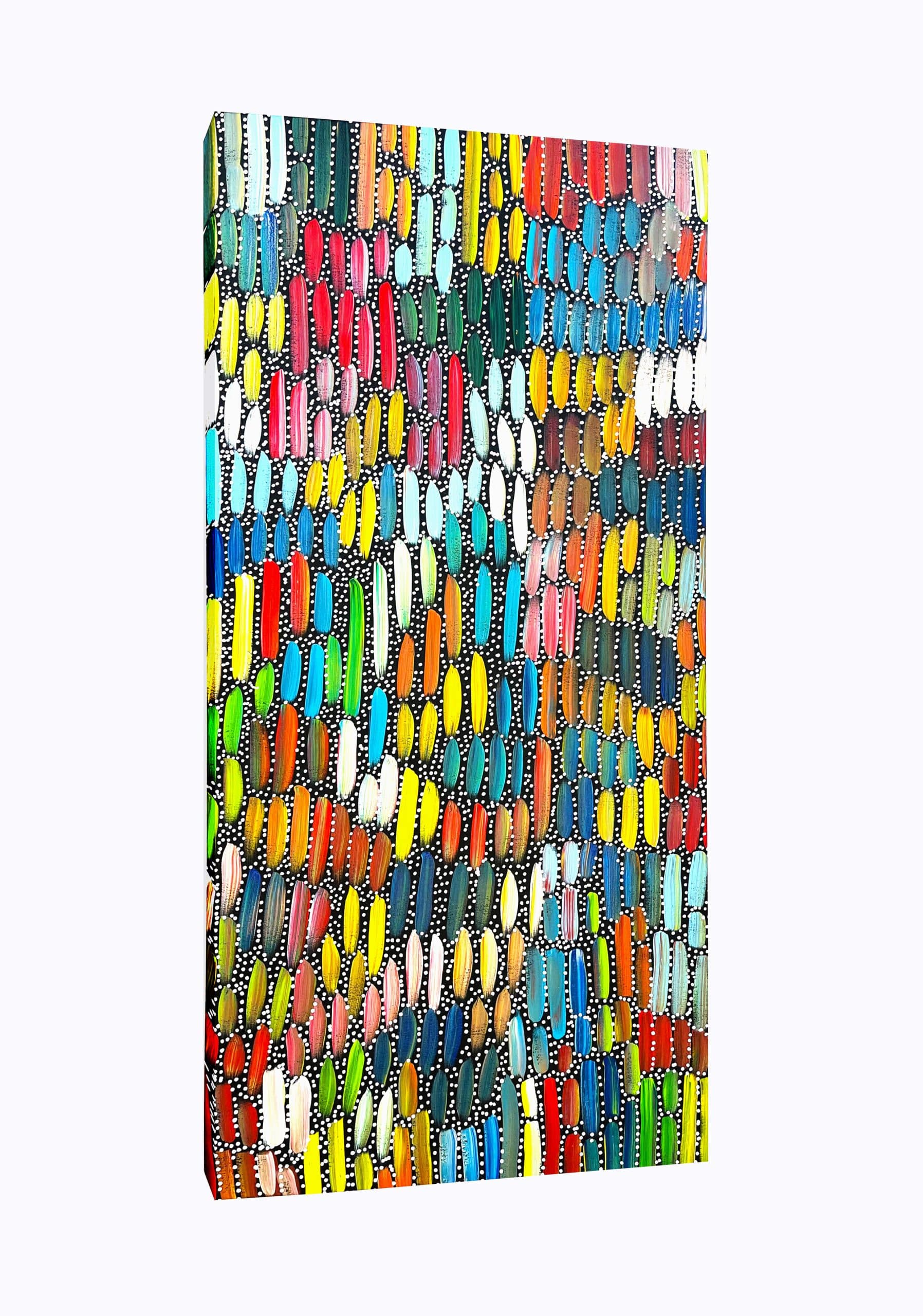 Louise Numina Bush Yams, Anatye, Bush Tucker 128x59cm- Malvern East - Image 3