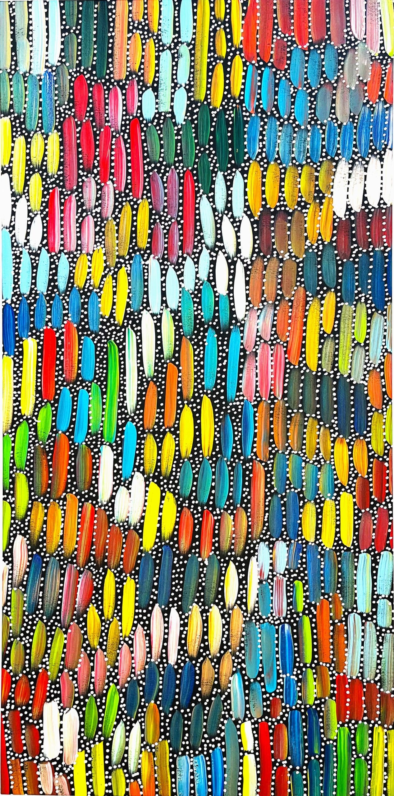 Louise Numina Bush Yams, Anatye, Bush Tucker 128x59cm- Malvern East - Image 7