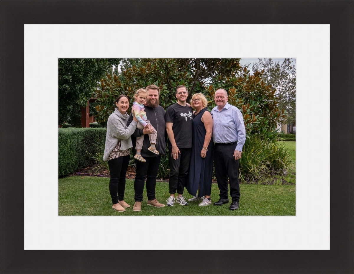 Print & Frame With Matboard & Glass