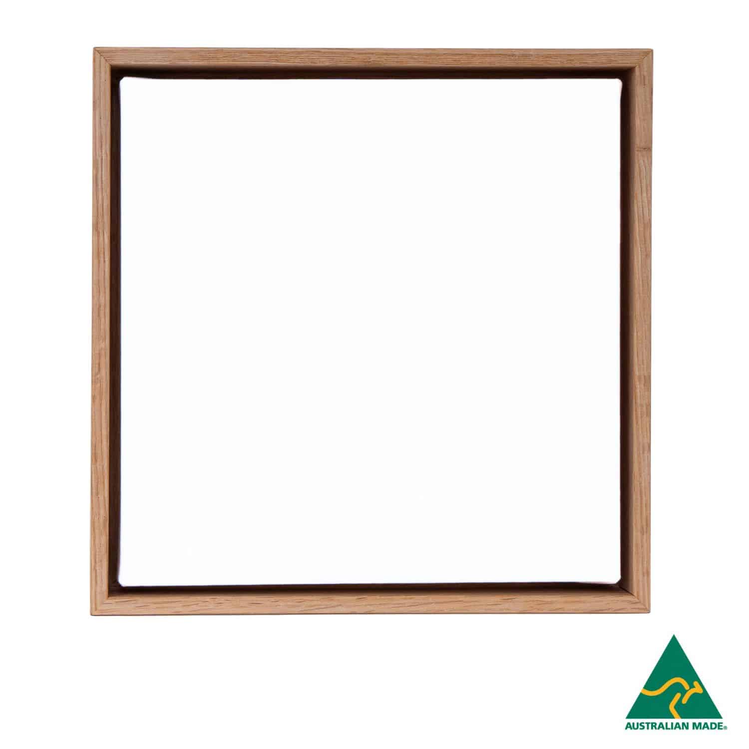 Custom Size Stretched Cotton Blank Canvas With Floating Frame (55mm)